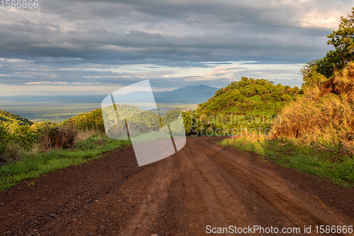 Image of road to Mago National Park, Omo Valley, Etiopia