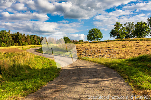 Image of Summer landscape Vysocina Czech Republic