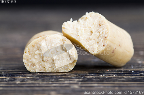 Image of pressed food from packaging