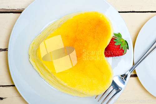 Image of heart cheesecake