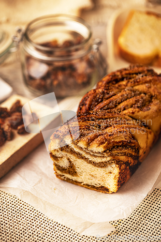 Image of Sweet swirl bread walnut babka