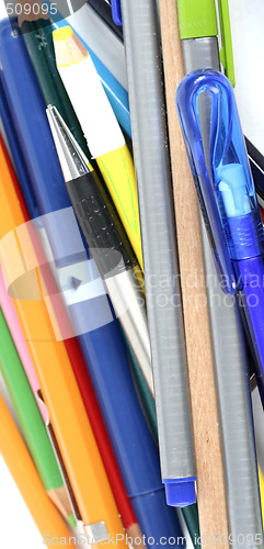 Image of Close-up pencil.