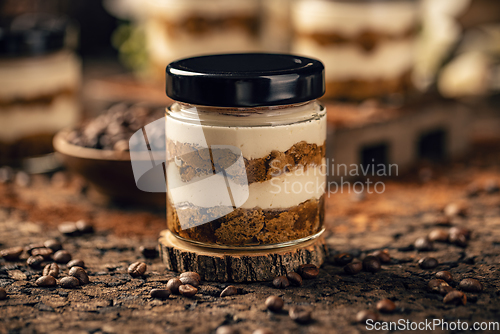 Image of Traditional Italian dessert tiramisu