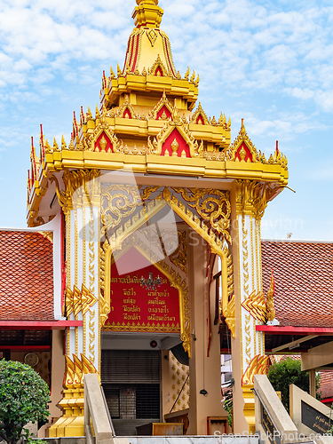 Image of Detail of Wat Hua Lam Phong, Thailand