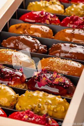 Image of Set of eclairs