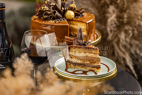 Image of Chocolate layer cake