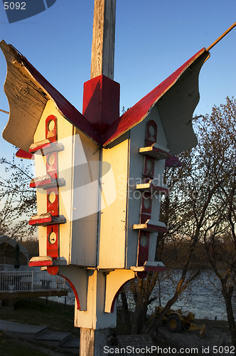 Image of BirdHouse with closed doors