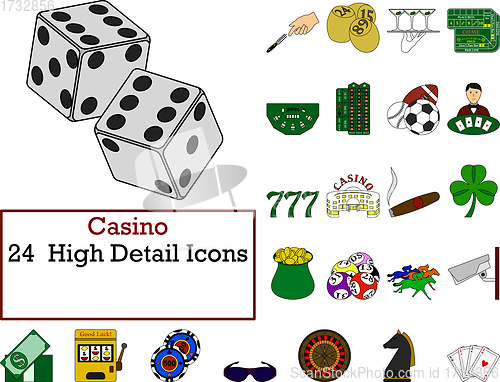 Image of Casino Icon Set