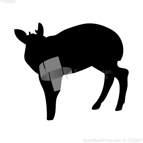 Image of Duiker Antelope Silhouette