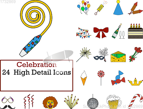 Image of Celebration Icon Set