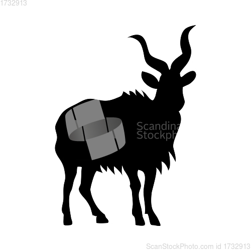 Image of African Antelope Silhouette