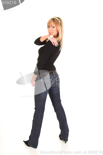 Image of beautiful young woman 