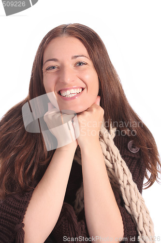 Image of beautiful young a woman