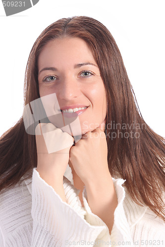 Image of beautiful young a woman