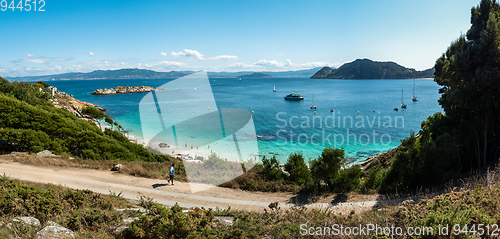 Image of Praia de Nosa Senora on the Cies Islands of Spain