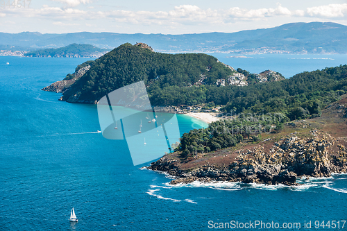 Image of Praia de San Martino on the Cies Islands of Spain