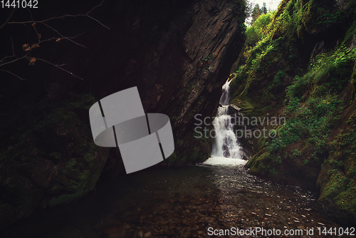 Image of Estyube Waterfall at Lake Teletskoye