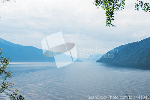 Image of Teletskoye lake in Altai mountains