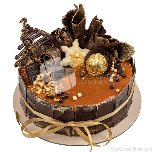 Image of Festive chocolate cake