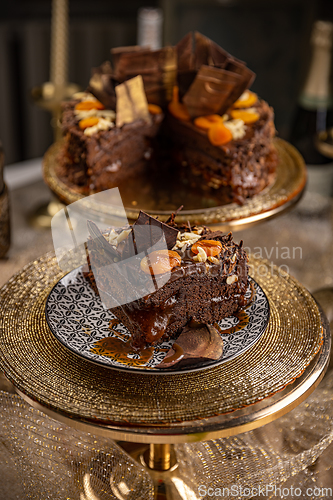 Image of Tasty chocolate cake