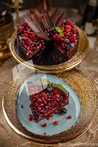 Image of Creamy chocolate cake