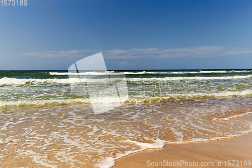 Image of salt water in the sea