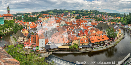 Image of old Town of Cesky Krumlov, Czech Republic