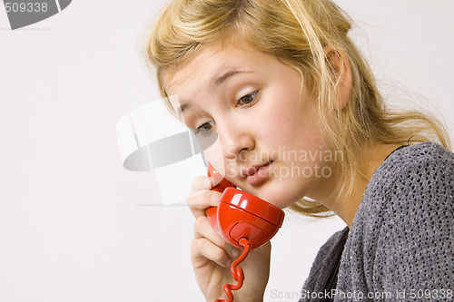 Image of red telephone