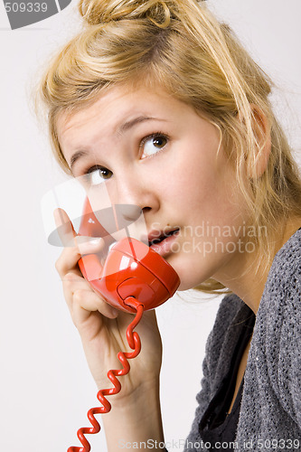 Image of red telephone