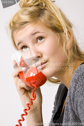 Image of red telephone