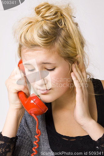 Image of red telephone