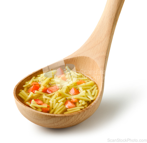 Image of chicken noodles soup