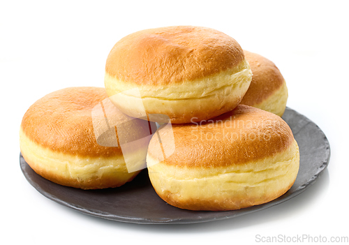 Image of freshly baked jelly donuts