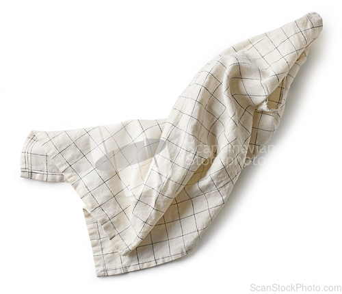 Image of crumpled cotton napkin