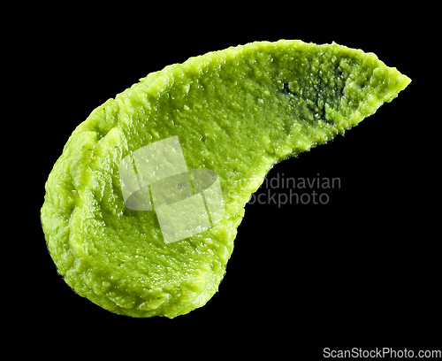 Image of green vegetable puree