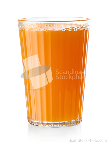 Image of glass of orange multifruit juice