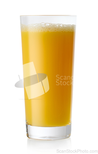 Image of glass of fresh orange juice