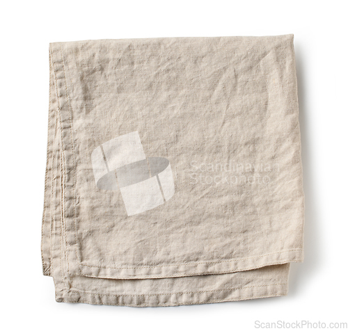 Image of folded cotton napkin