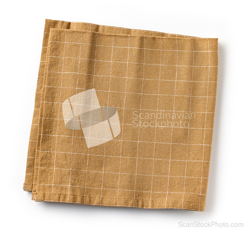 Image of folded cotton napkin