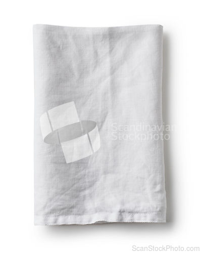 Image of folded cotton napkin