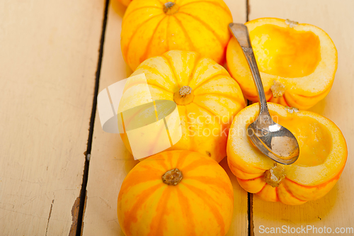 Image of fresh yellow pumpkin