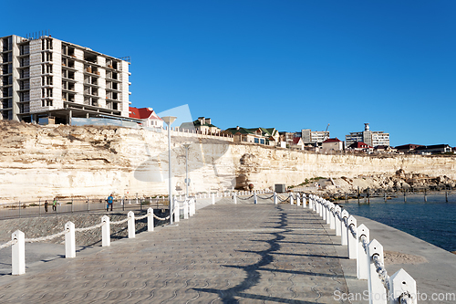 Image of Embankment in the city of Aktau.