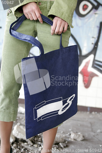 Image of Small woman shoping bag