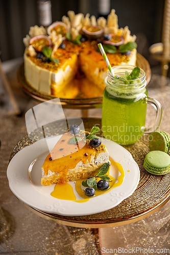 Image of Passion fruit cheesecake