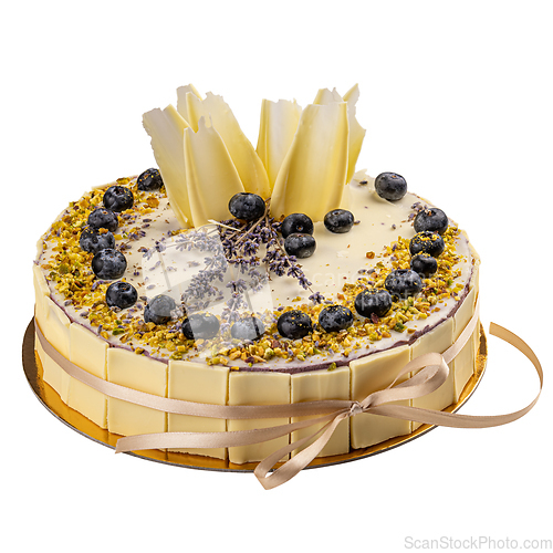 Image of White chocolate cake