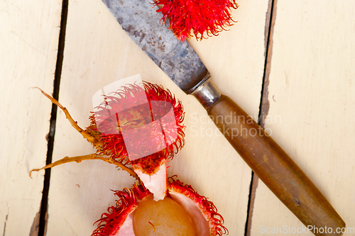 Image of fresh rambutan fruits