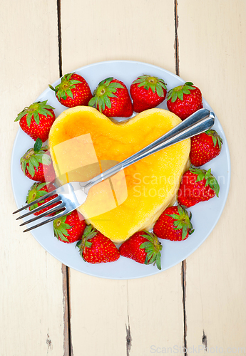 Image of heart cheesecake