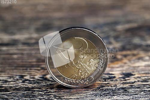 Image of genuine two Euro