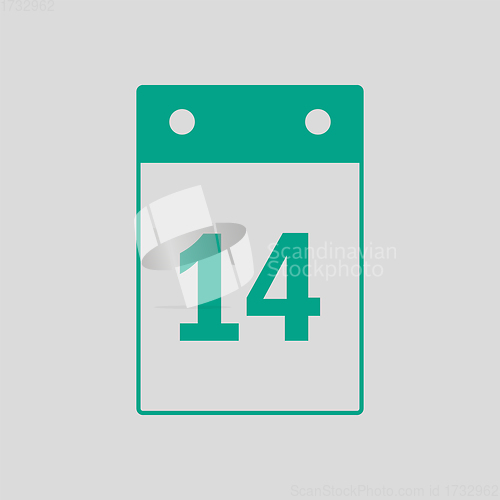 Image of Valentine Day Calendar Icon