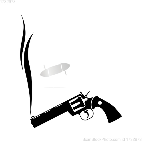 Image of Smoking Revolver Icon